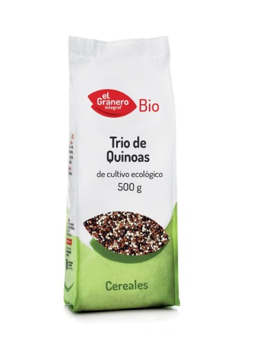Trio De Quinoas Bio, 500 G de El Granero Integral