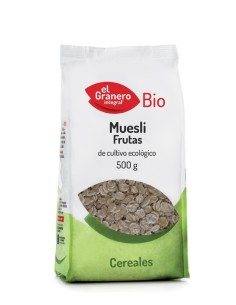 Muesli Frutas Bio, 500 G de El Granero Integral