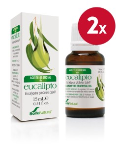 Pacote de 2 Essência de Eucalipto 15Cc. de Soria Natural