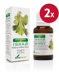 Pacote de 2 Essência Niaouli 15Ml. de Soria Natural