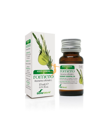 Pacote de 2 unidades de Essência de Alecrim 15Ml. de Soria Natural