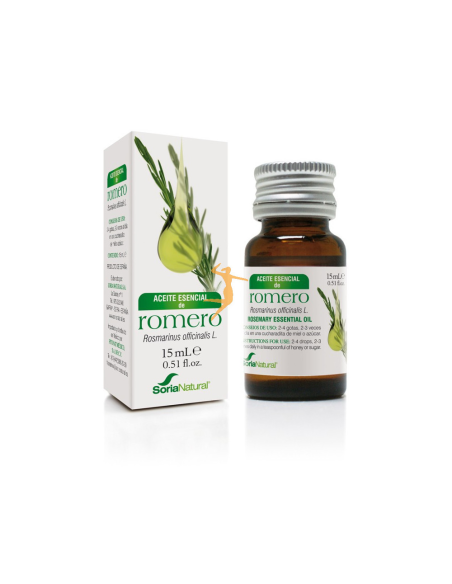 Pacote de 2 unidades de Essência de Alecrim 15Ml. de Soria Natural