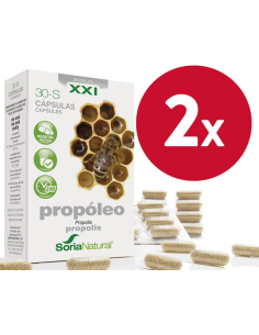 Pacote de 2 unidades Cap.S 30 Própolis Xxi 30Cap. de Sória Na