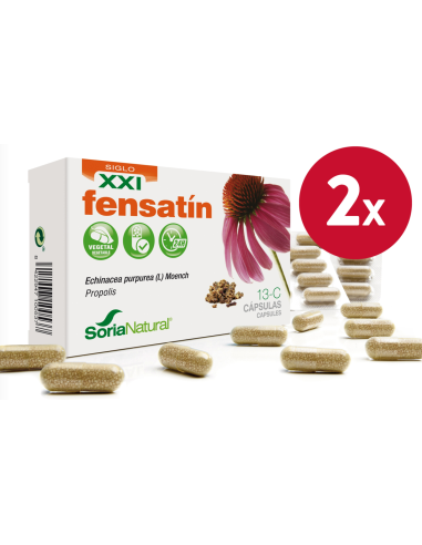 Pacote de 2 unidades Cap.C-13 Fensatin Xxi Echinacea+Própolis