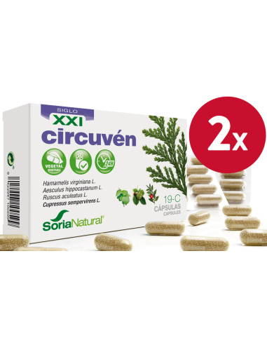 Pacote de 2 unidades Cap.C-19 Circuven Xxi Rusc+Cipre+Hama+Ca