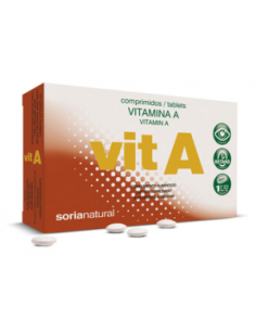 Pacote de 2 unidades Retard Vitamina A 48 Comprimidos da Soria Natur