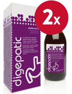 Embalagem de 2 Xarope Digepático 250Ml. de Soria Natural