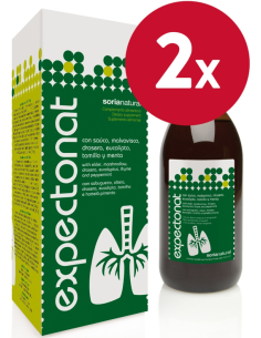 Embalagem de 2 Xarope Expectonat 250Ml. da Soria Natura