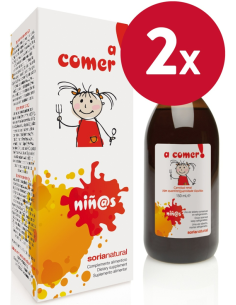 Pacote de 2 unidades Xarope Comer NiñoS 150Ml. de Soria Natural