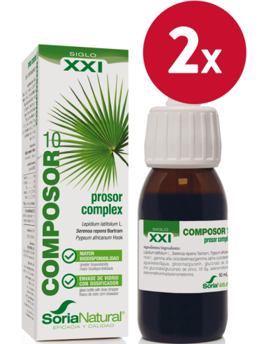 Pacote de 2 Composor 10 Prosor Complex Xxi 50Ml. de