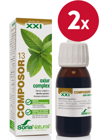 Pacote de 2 Composor 13 Oxiur Complex-Lombrisor Xxi