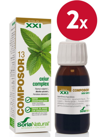 Pacote de 2 Composor 13 Oxiur Complex-Lombrisor Xxi