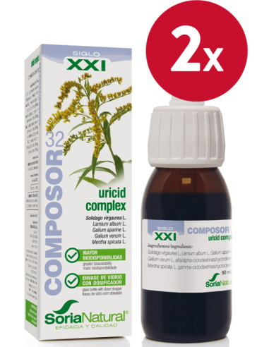 Pacote de 2 Composor 32 Complexo Uricida Xxi 50Ml. de