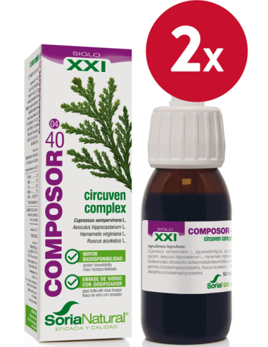 Pacote de 2 Composor 40 Circuven Complex Xxi 50Ml. e