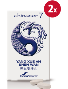 Pacote de 2 Chinasor 07 Yang Xue An Shen Wan 30Comp.