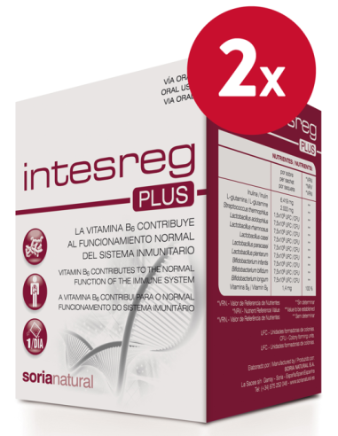 Pacote de 2 unidades Intersreg Plus 14Sbrs. de Soria Natural
