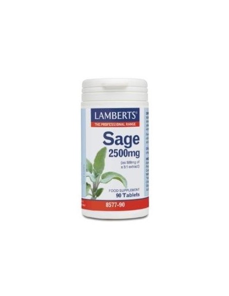 Pack de 2ud Salvia 2500Mg. 90 Comprimidos de Lamberts
