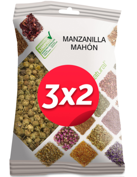 Pack 3X2 Manzanilla Mahon Bolsa 50Gr. de Soria Natural.