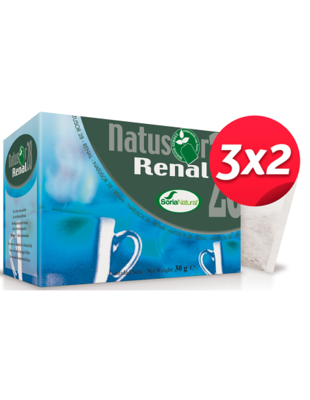 Pacote 3X2 Nat.Inf.28 Renal 20Uni. de Soria Natural