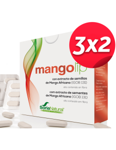 Pacote 3X2 Mangolip 28Comp. de Soria Natural