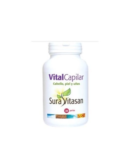 Pack de 2 uds Vital Capilar Cabello,Piel Y Uñas 30Perlas de Sura Vitasan