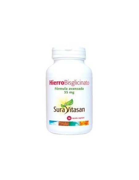 Pack de 2 uds Hierro Bisglicinado 30Cap. de Sura Vitasan
