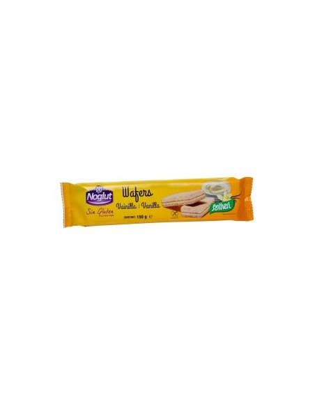 Noglut Wafers Rellenos De Vainilla 150Gr Santiveri