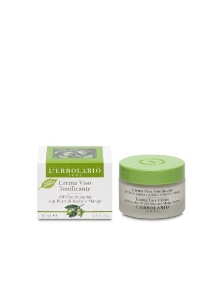 Crema Facial Tonificante Jojoba Y Manteca 50 Mililitros L´Erbolario