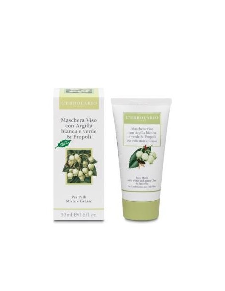 Mascarilla Cara Arcilla Y Propoleo 50 Mililitros L´Erbolario