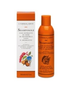 Solar Champu Extracto Semillas De Almendra 200 Mililitros L´Erbolario