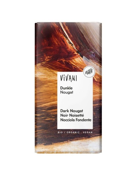 Chocolate Negro Praline Avellana 100 Gramos Bio Vegan Vivani