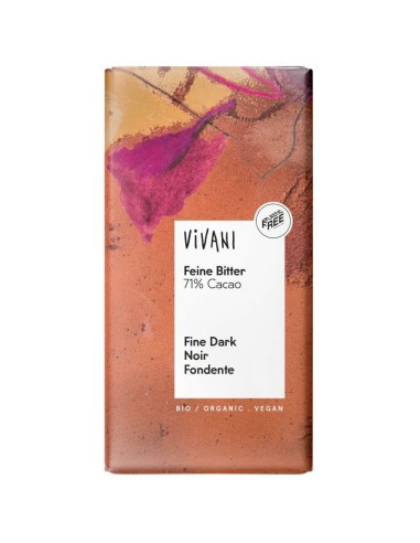 Chocolate Negro 71% Santo Domingo 100 Gramos Bio Vegan Vivani