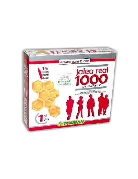 Jalea Real 1000 Con Vit. C 15Viales de Pinisan