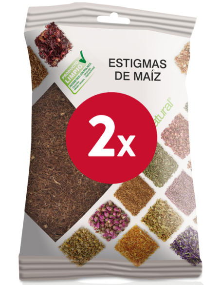 Pacote de 2 Sacos de Estigmas de Milho 35Gr. de Soria Natural