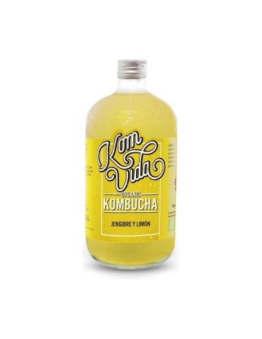 Kombucha Gengibre e Limão Gingervida 750 ml da Komvida