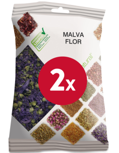 Pacote de 2 Saco Flor Malva 25Gr. de Soria Natural