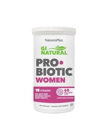 Gi Natural Probiotic Women 30 Caps.
