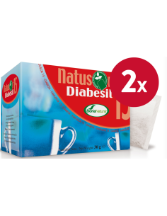 Pacote de 2 unidades Nat.Inf.15 Diabesil 20Uni. de Soria Natu