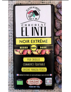 Chocolate 100% Cacao Sin Azucar 100 Gr de Oro De Los Andes