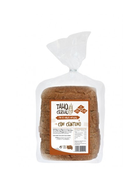 Pan De Molde  Centeno 400 Gramos Taho Cereal