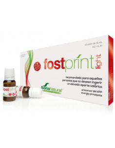 Pacote de 2 unidades Fost Print Light 10 frascos da Soria Natural