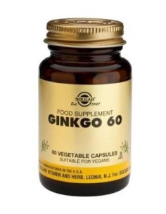 Ginkgo 60  60 cápsulas vegetales Solgar