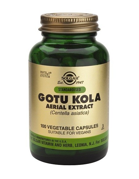 Gotu Kola  100 cápsulas vegetales Solgar