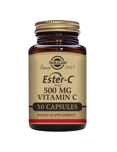 EsterC® Plus Vitamina C 500 mg  50 cápsulas vegetales Solgar