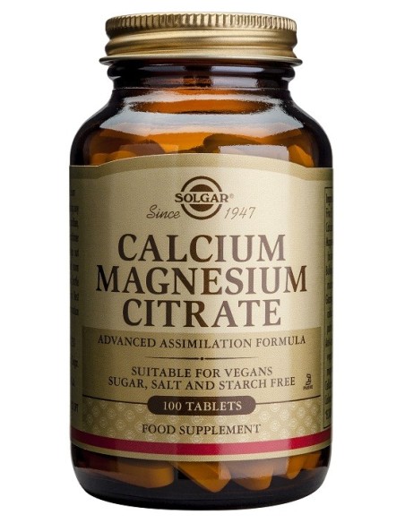 Calcio Magnesio Citrato  50 comprimidos Solgar