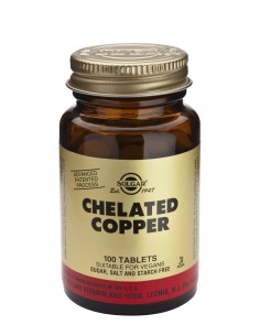 Cobre Quelado  100 comprimidos Solgar