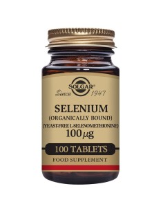 Selenio 100Mcg (Sin Levadura) 100Comp de Solgar 2