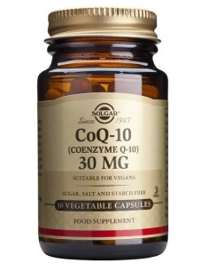 CoQ10 30 mg  90 cápsulas vegetales Solgar
