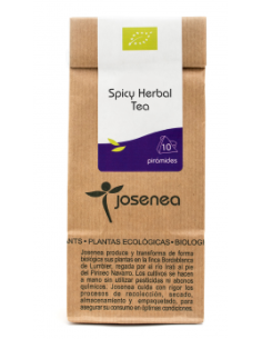 Spicy Herbal Tea Bio 10 Pir. Bolsa Kraft 10 Pirámides de Josenea