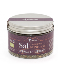 Tarro Sal Con Plantas Sopas Y Estofados Bio 80 Gr. Tarro 80 Gr. de Josenea
